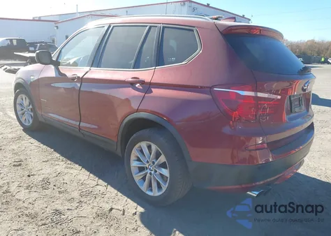 2013 BMW X3 xDrive28I from USA, damaged, VIN 5UXWX9C52D0A23322